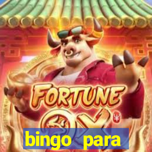 bingo para despedida de solteira para imprimir